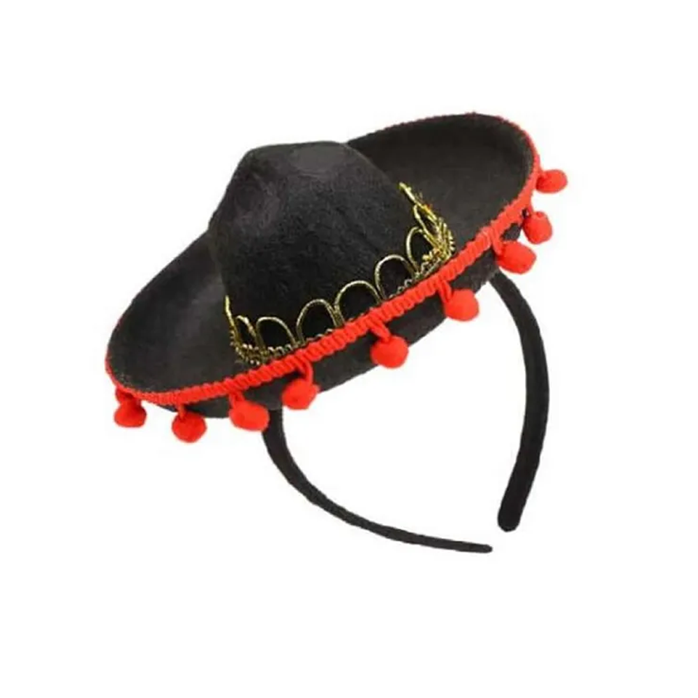 Mini Sombrero on Headband Mini Sombrero on Headband