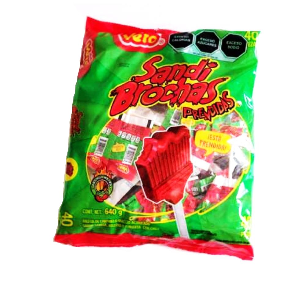 Vero Sandi Brochas 40 Piece Bag Chili Powder Watermelon