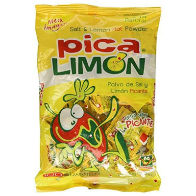 Pica Limon Powder 100pc Bag - Mexican Candy Store by Mexicrate