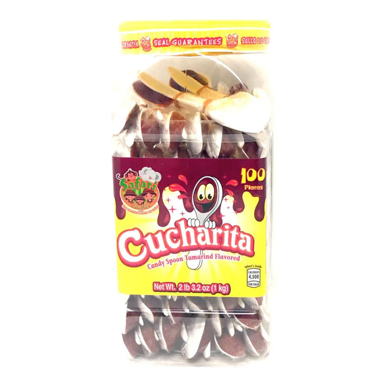 Safari Cucharita Candy Spoons with Tamarind 100pcs