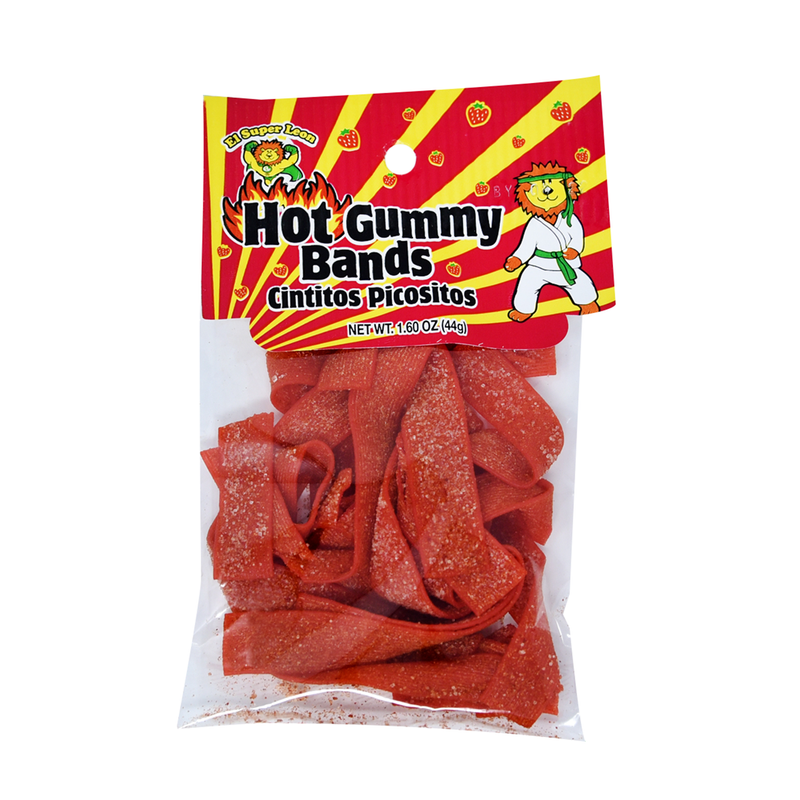 El Super Leon Hot Gummy Bands - 1 PACK