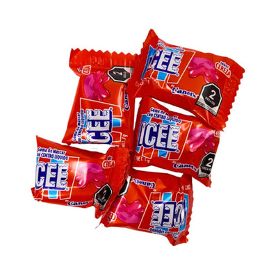 Canel ICEE Cherry Bubble Gum 45pcs