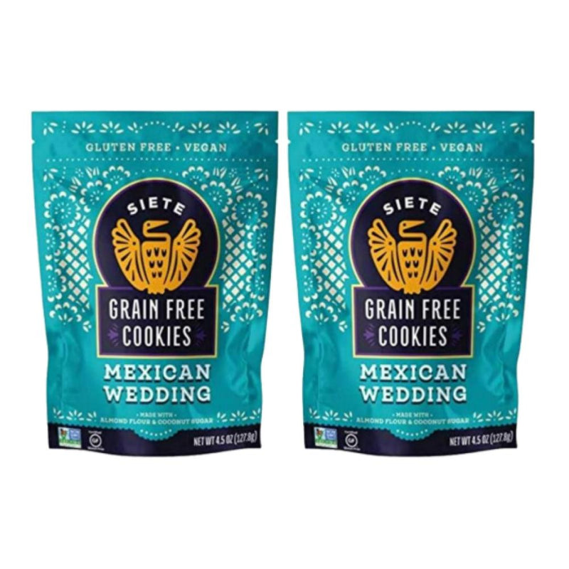 Siete Food Mexican Wedding Cookies 4.5oz - 2 PACK