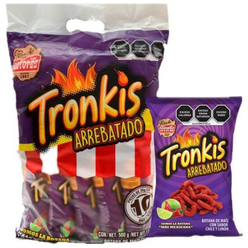 Los Coyotes Tronkis Chili and Lemon Snack 50g