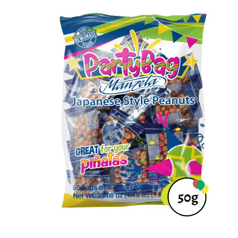 Manzela Japanese Style Peanuts Party Bag- 50ct