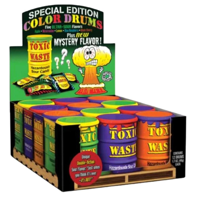 Toxic Waste Sour Candy - Special Edition 12pks
