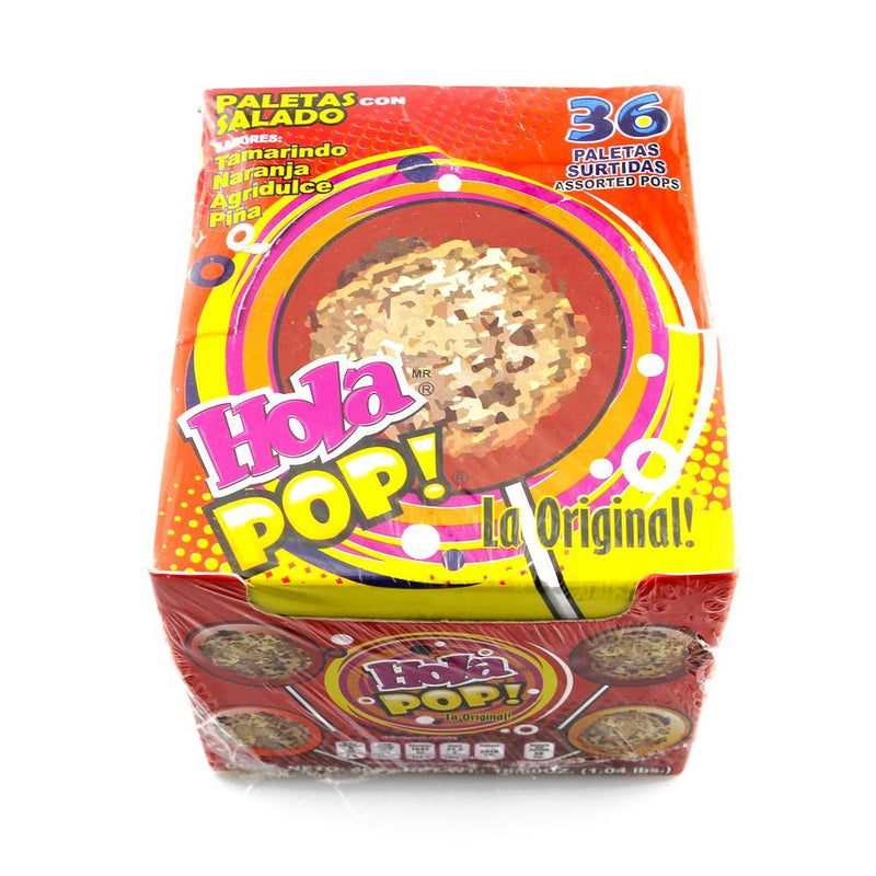 Hola Pop! Lollipops with Saladitos 36pcs