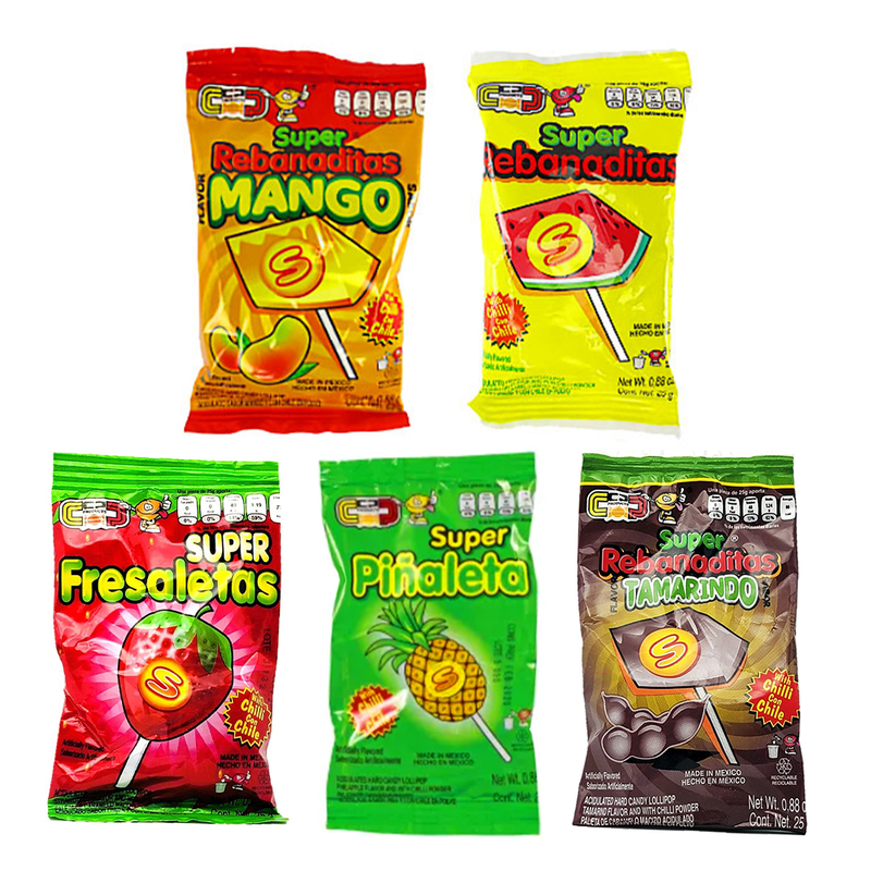 Super Rebanaditas- Assorted Flavors 20pcs