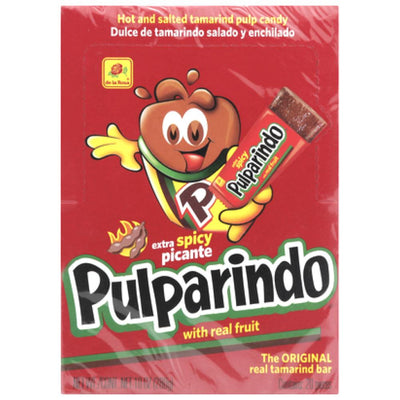 De La Rosa Pulparindo Xtra Spicy 20pcs - Mexican Candy Store by Mexicrate