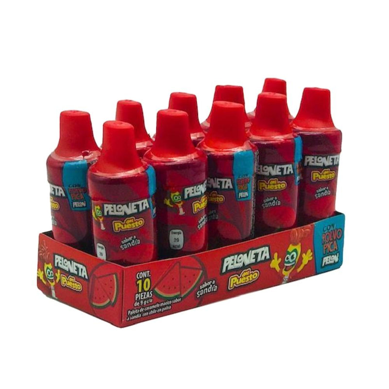 Peloneta Del Puesto - Watermelon 10pcs - Mexican Candy Store by Mexicrate