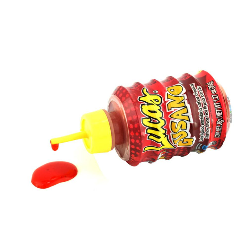 Lucas Gusano Chamoy 10pcs - Mexican Candy Store by Mexicrate