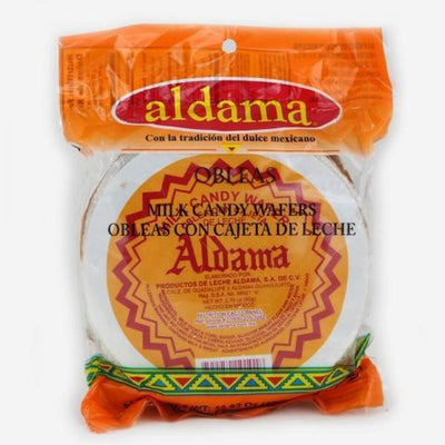 Aldama Obleas Milk Candy Wafers 5pcs - Mexican Candy Store by Mexicrate