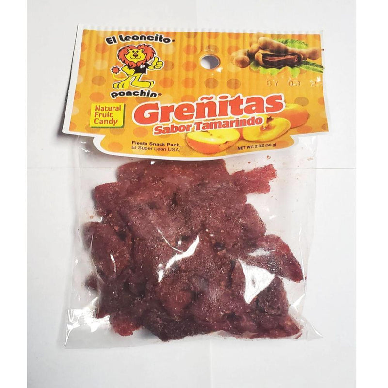 El Leoncito Grenitas Tamarindo Flavor- 1pk - Mexican Candy Store by Mexicrate