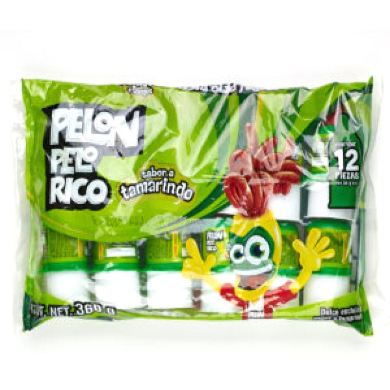 Pelon Pelo Rico -Tamarindo 12pcs - Mexican Candy Store by Mexicrate