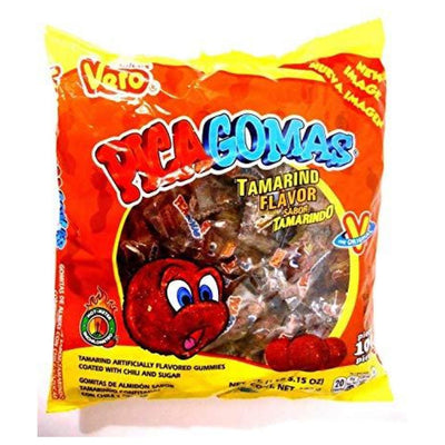Vero Pica Goma Tamarindo Bag 100pcs - Mexican Candy Store by Mexicrate