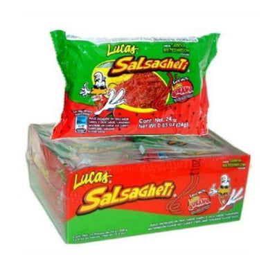 Lucas Salsagheti Watermelon 12pc - Mexican Candy Store by Mexicrate