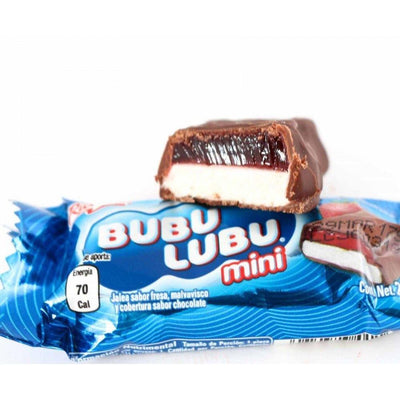 Bubu Lubu Mini Chocolate Strawberry Bars 15pcs