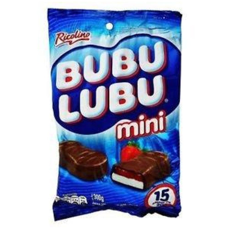 Bubu Lubu Mini Chocolate Strawberry Bars 15pcs