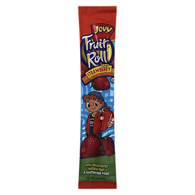 Jovy Fruit Roll Strawberry Flavor 1 roll - Mexican Candy Store by Mexicrate