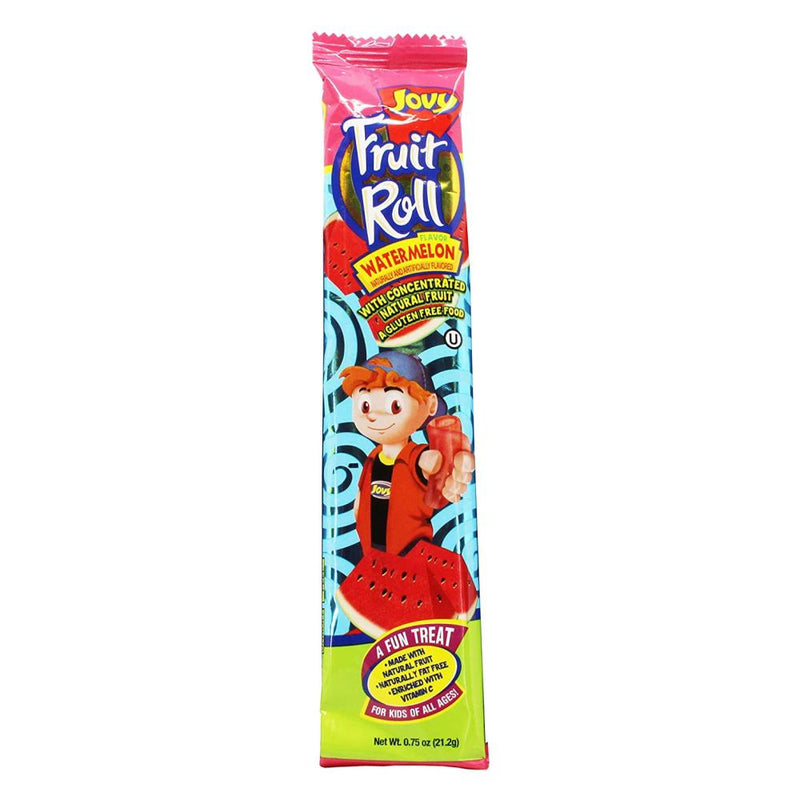 Jovy Fruit Roll Watermelon Flavor 1 roll - Mexican Candy Store by Mexicrate