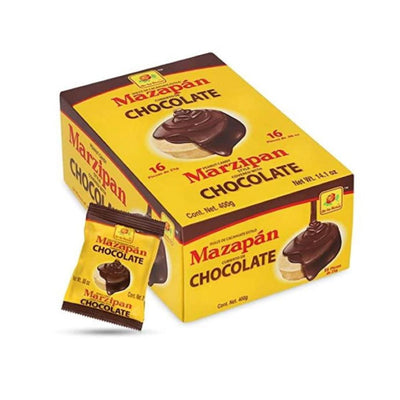 De La Rosa Mazapan Chocolate Dipped 16pcs - Mexican Candy Store by Mexicrate