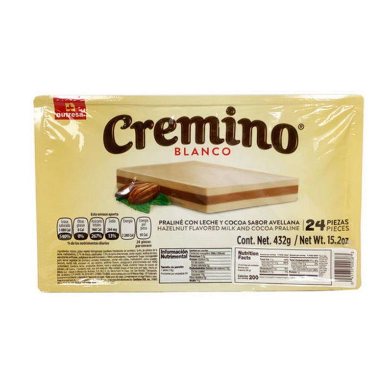 Nutresa Chocolate Cremino Blanco 24pcs