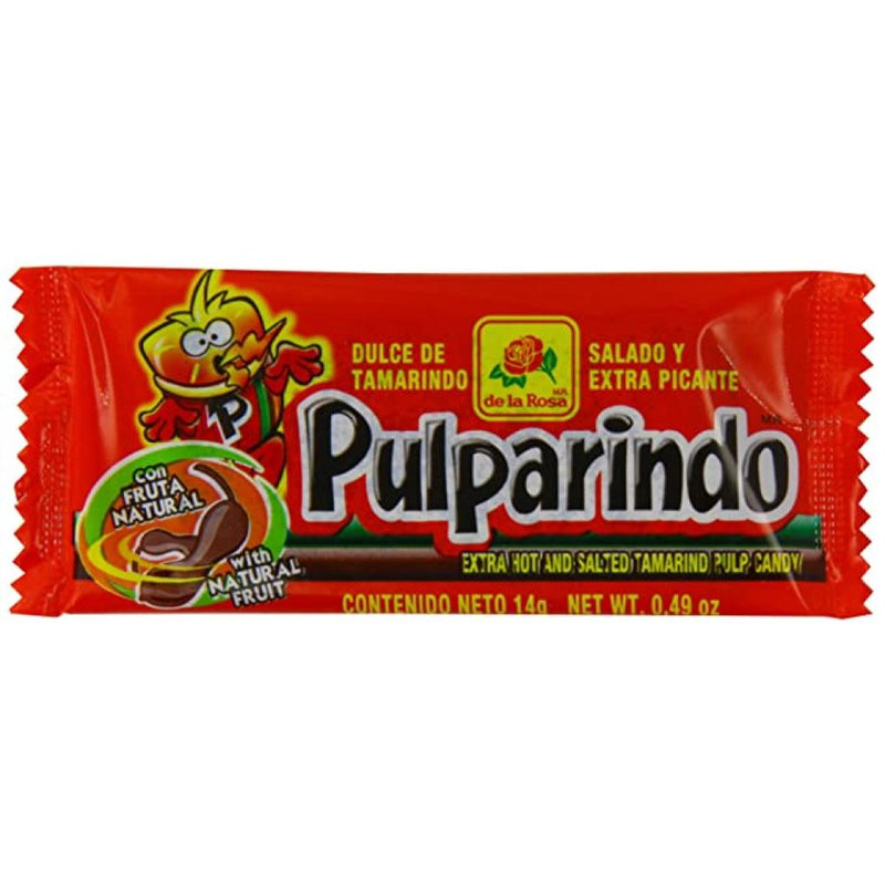 De La Rosa Pulparindo Xtra Spicy 20pcs - Mexican Candy Store by Mexicrate