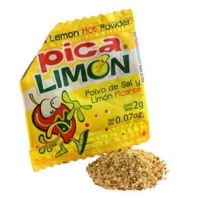 Pica Limon Powder 100pc Bag - Mexican Candy Store by Mexicrate