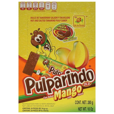 De La Rosa Pulparindo Mango 20pcs - Mexican Candy Store by Mexicrate